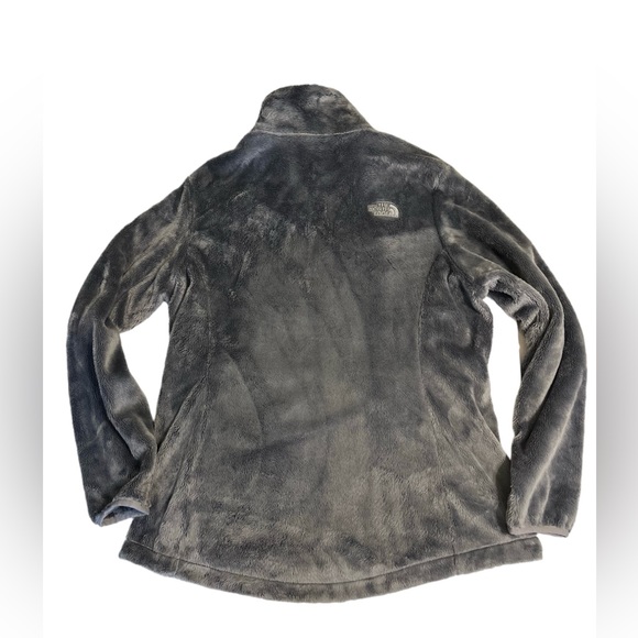 The North Face Osito Plush Meld Gray Fleece Jacket LG EUC - Picture 2 of 11